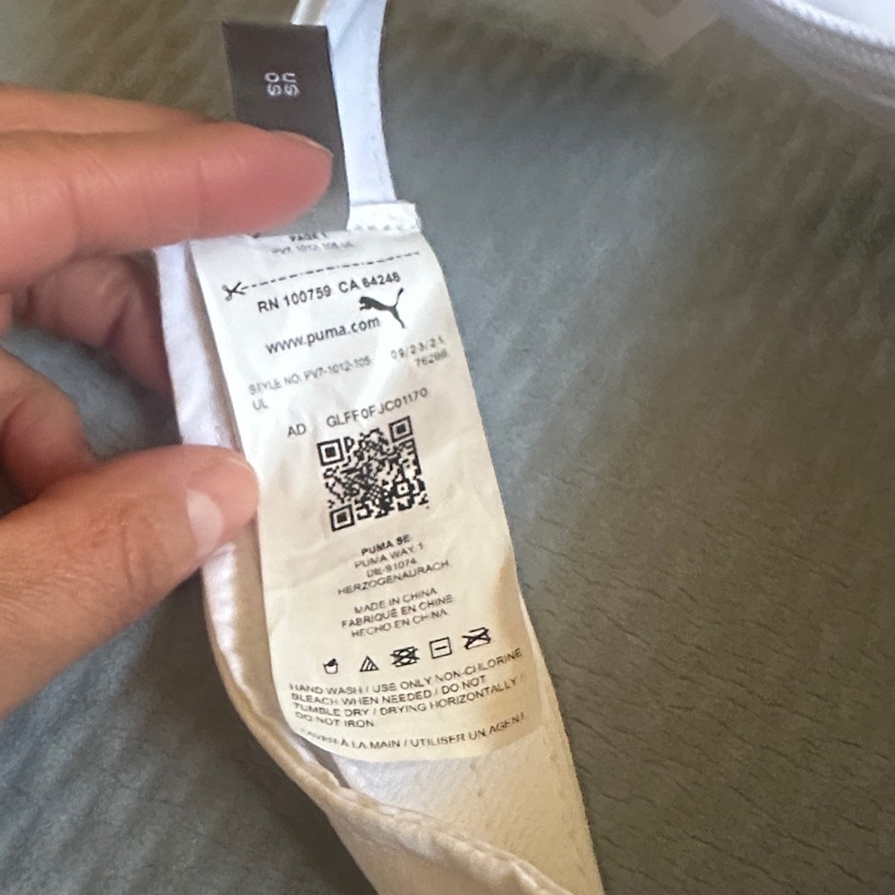 Puma Women’s White Adjustable Visor - Picture 4 of 8
